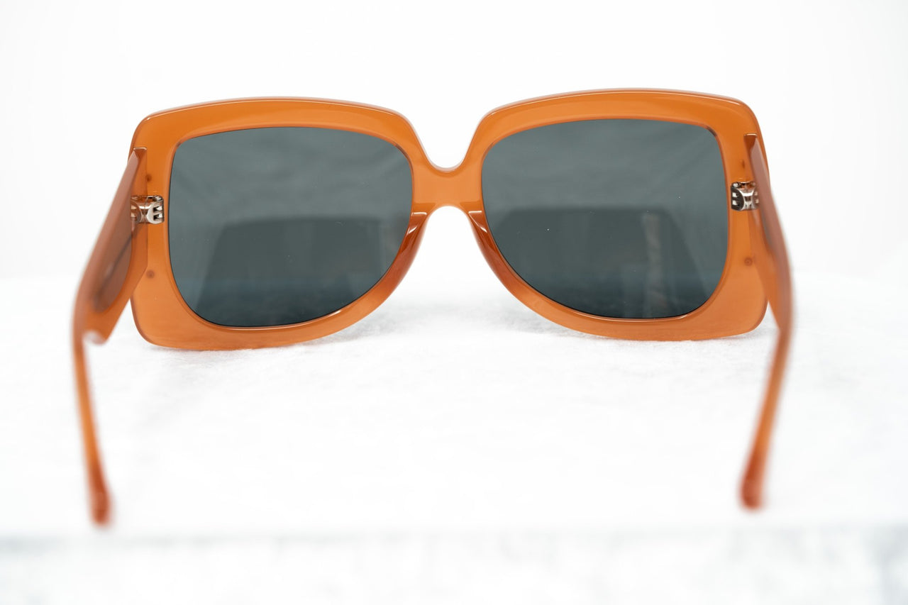 Erdem Women Sunglasses Oversized Burnt Orange Rose Gold with Grey Lenses Category 3 EDM34C4SUN - Watches & Crystals