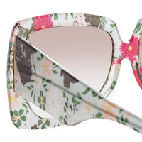 Thumbnail for Erdem Women Sunglasses Oversized Floral Blue Rose Gold with Grey Graduated Lenses Category 3 EDM34C5SUN - Watches & Crystals