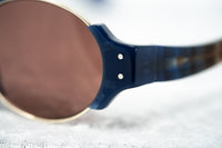 Thumbnail for Erdem Women Sunglasses Royal Blue Light Gold with Brown Lenses EDM8C3SUN - Watches & Crystals