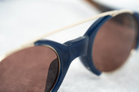 Thumbnail for Erdem Women Sunglasses Royal Blue Light Gold with Brown Lenses EDM8C3SUN - Watches & Crystals