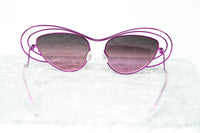 Thumbnail for Erdem Women Sunglasses Special Frame Purple with Pink/Grey Graduated Mirrored Lenses Category 3 - EDM2C1SUN - Watches & Crystals