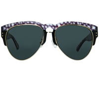 Thumbnail for Erdem Women Sunglasses Stingray Black Light Gold with Grey Lenses Category 3 EDM25C3SUN - Watches & Crystals
