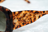 Thumbnail for Erickson Beamon Sunglasses Oversized Tortoise Shell Gold With Grey Lenses 8EB2C2T/SHELL - Watches & Crystals