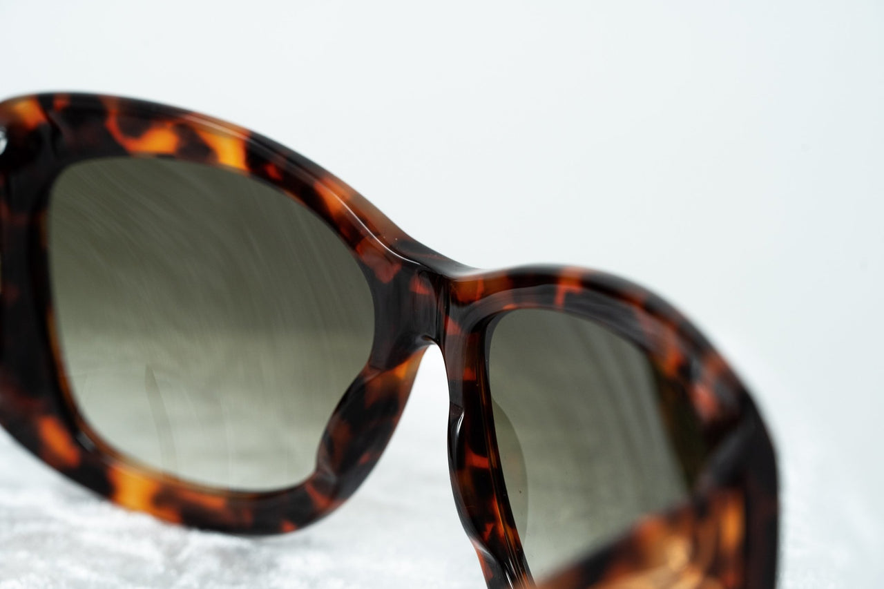 Erickson Beamon Sunglasses Oversized Tortoise Shell Gold With Grey Lenses 8EB2C2T/SHELL - Watches & Crystals