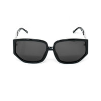Thumbnail for Erickson Beamon Sunglasses Rectangular Black Silver With Dark Grey Lenses 8EB1C1BLACK - Watches & Crystals