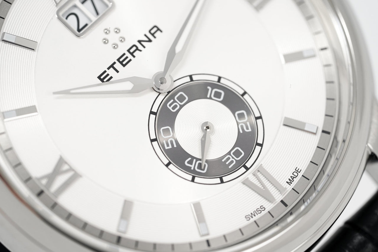 Eterna Watch Men's Adventic Big Date White Quartz 2971.41.66.1327 - Watches & Crystals
