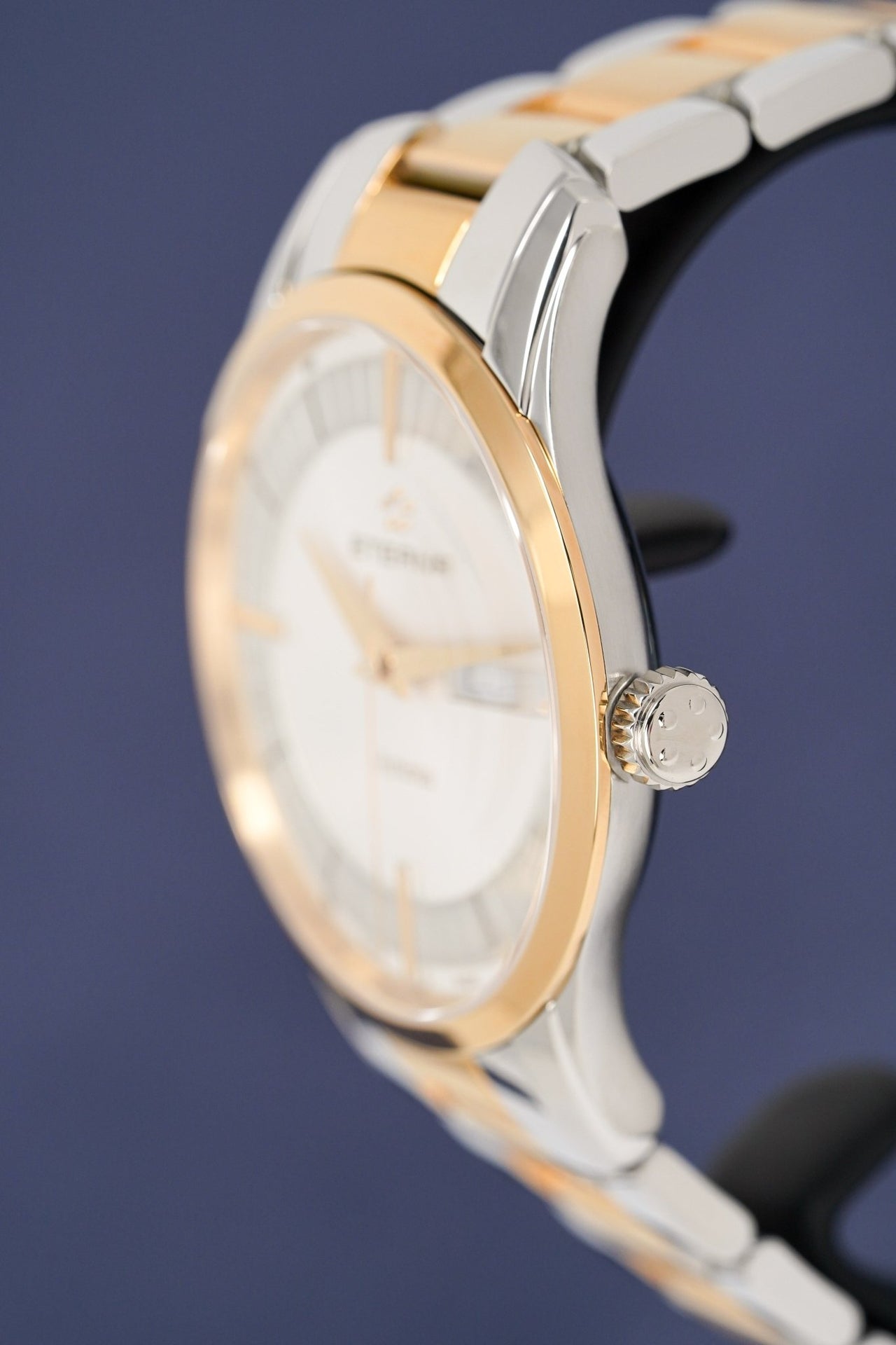 Eterna Watch Men's Artena Steel Rose PVD Quartz 2525.53.11.1725 - Watches & Crystals