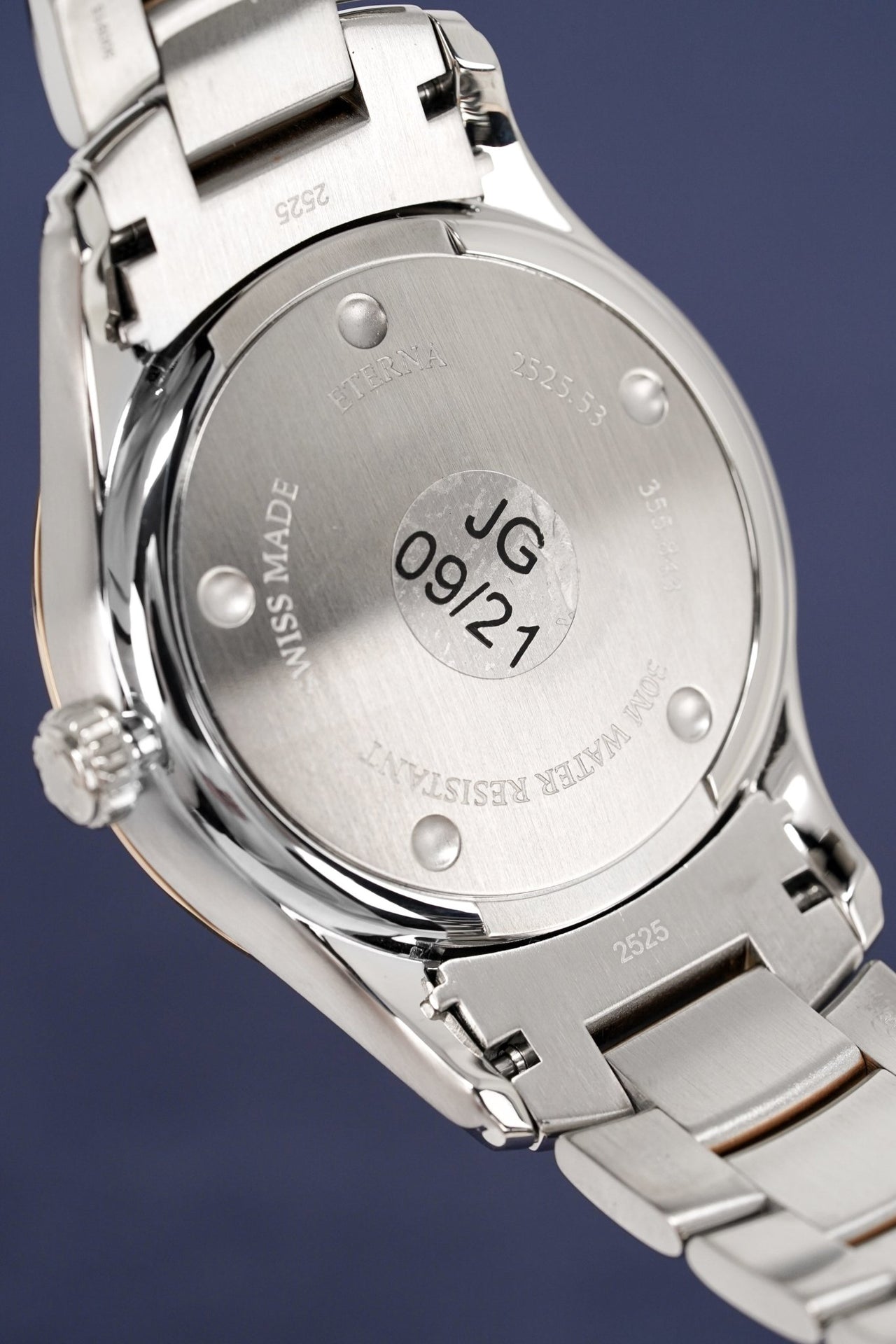 Eterna Watch Men's Artena Steel Rose PVD Quartz 2525.53.11.1725 - Watches & Crystals