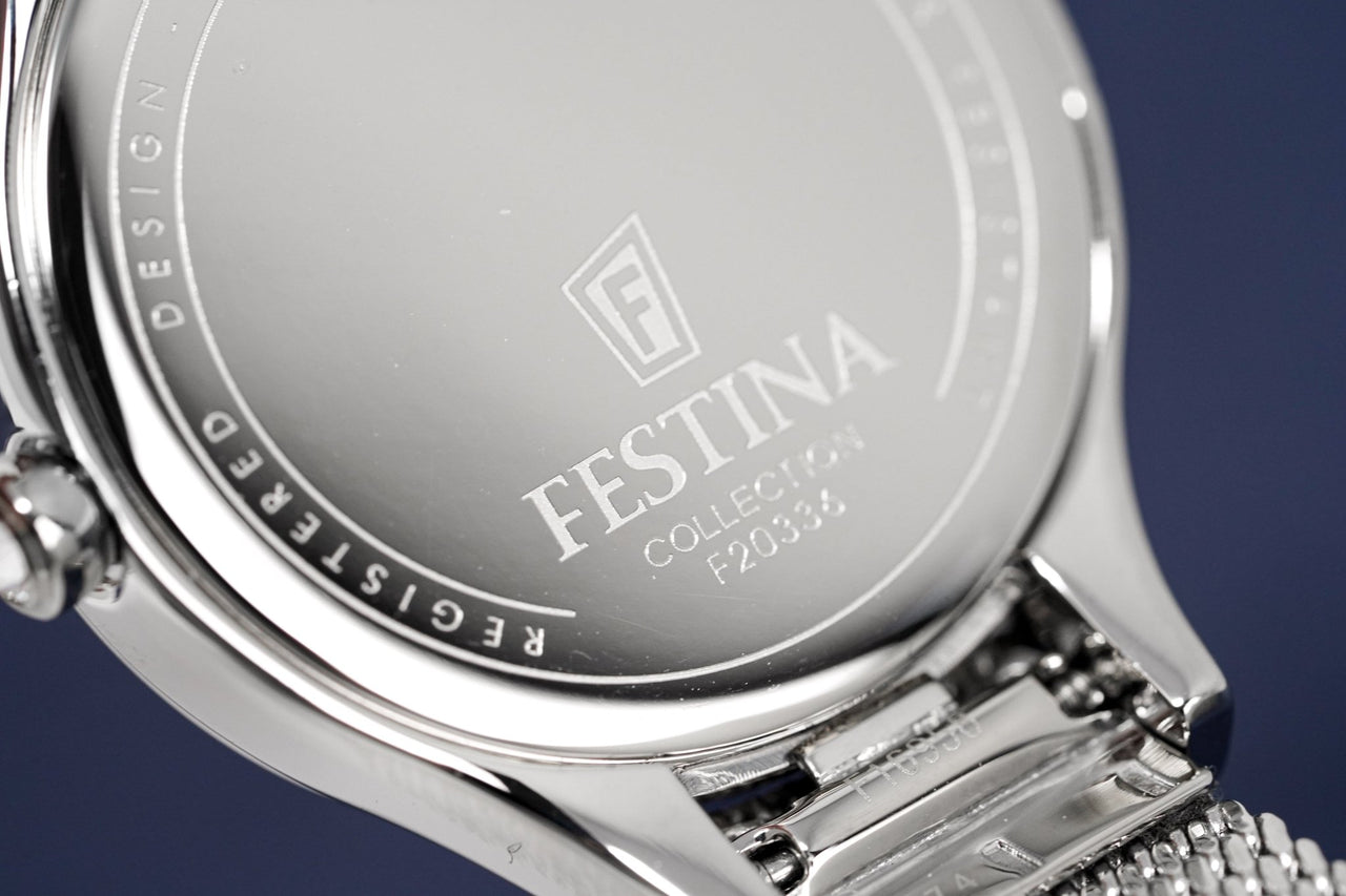 Festina Ladies Watch Silver Mademoiselle Stainless Steel F20336-1 - Watches & Crystals