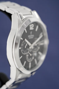 Thumbnail for Festina Watch Black Timeless Chrono Stainless Steel F20343-8 - Watches & Crystals
