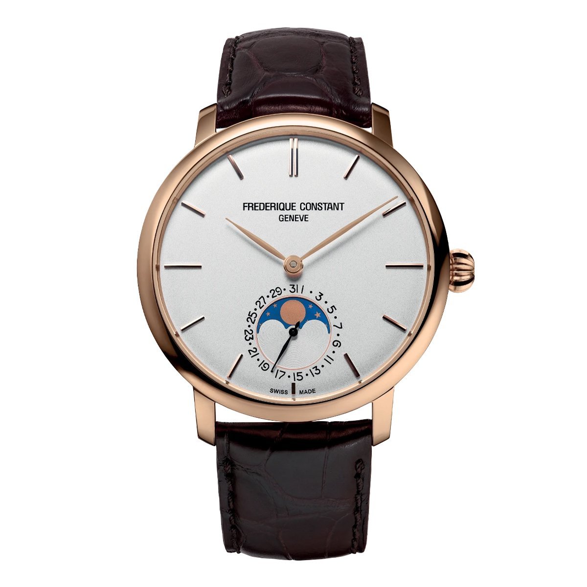 Frederique Constant Men's Watch Slimline Moonphase FC-705V4S4 - Watches & Crystals