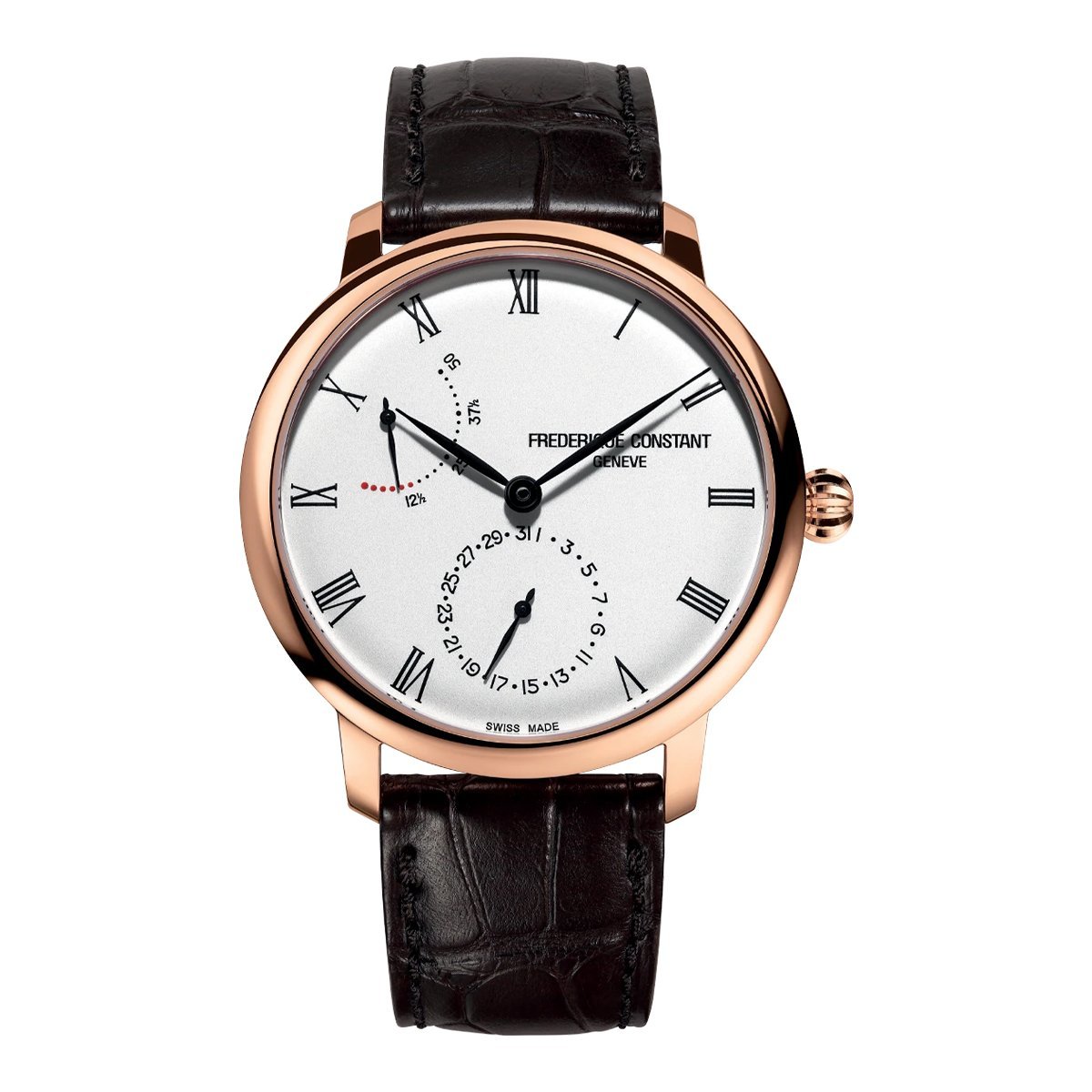 Frederique Constant Men's Watch Slimline Power Reserve Manufacture FC-723WR3S4 - Watches & Crystals