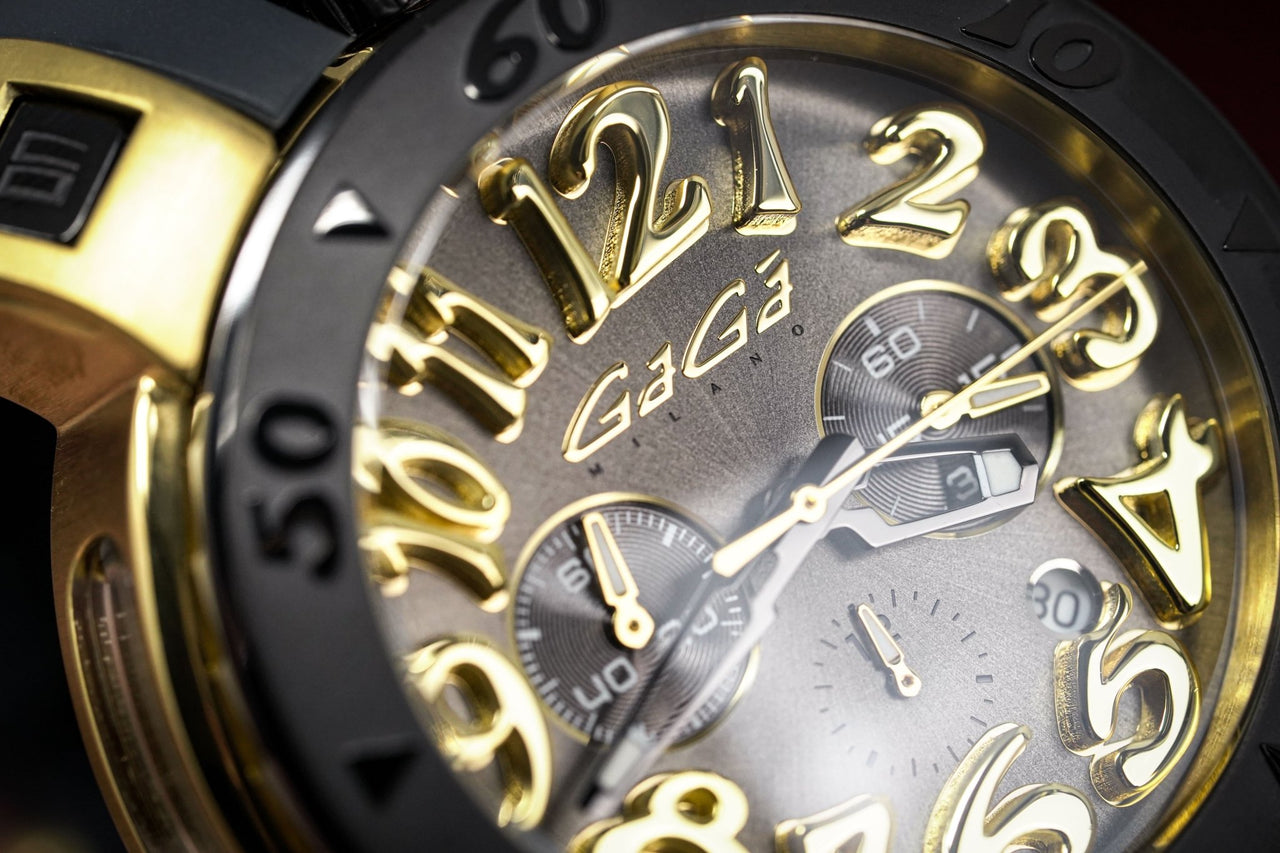 GaGà Milano Chrono 48 Gold PVD - Watches & Crystals