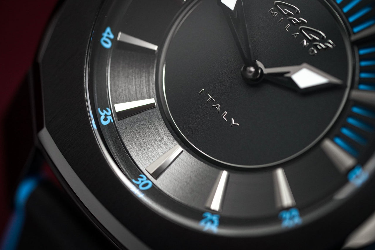 Gaga Milano Frame_One Black - Watches & Crystals