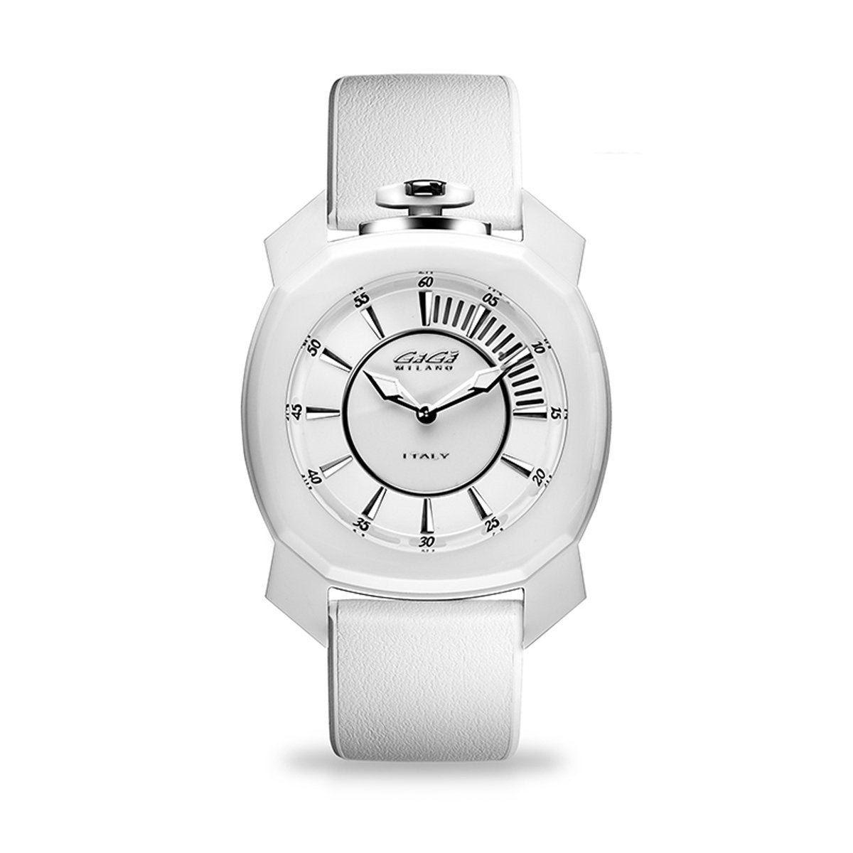 Gaga Milano Frame_One White Ceramic - Watches & Crystals