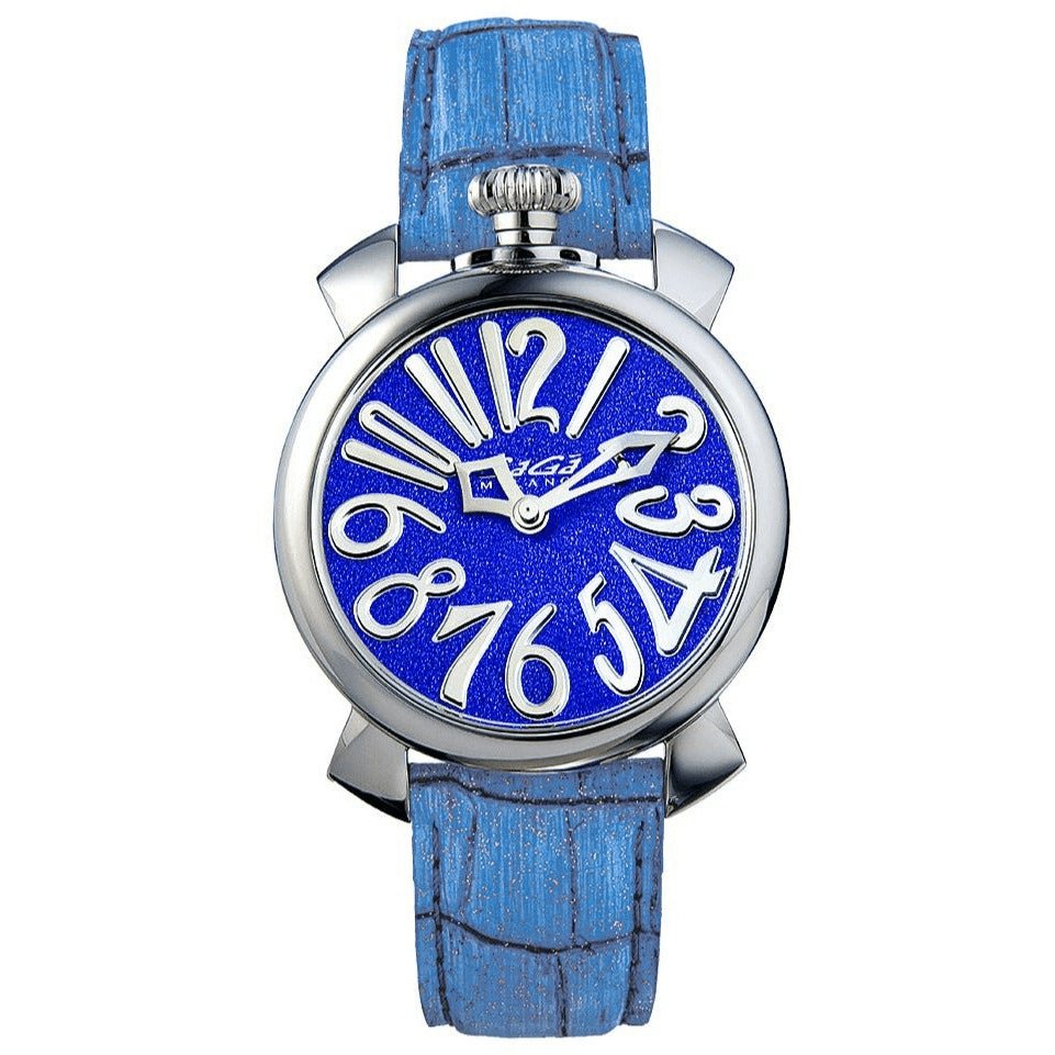 GaGà Milano Ladies Watch Manuale 40mm Stardust Blue 5220.01BLUE - Watches & Crystals