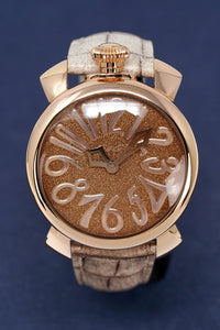 Thumbnail for GaGà Milano Ladies Watch Manuale 40mm Stardust Brown 5221.03BROWN - Watches & Crystals