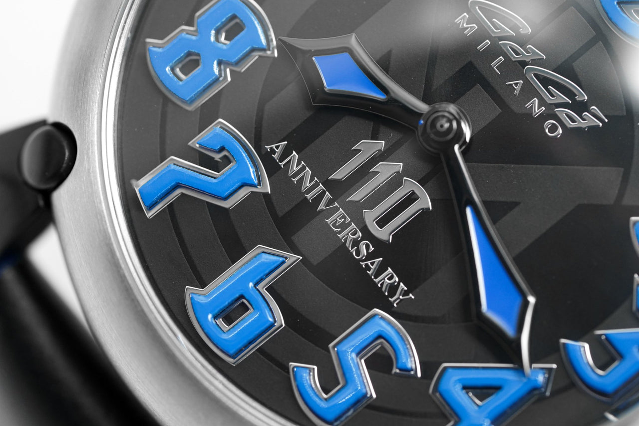 GaGà Milano Manuale 46 110 Anniversary Watch Inter Milan Limited