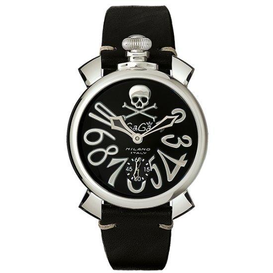 GaGà Milano Manuale 48 Skull Steel - Watches & Crystals