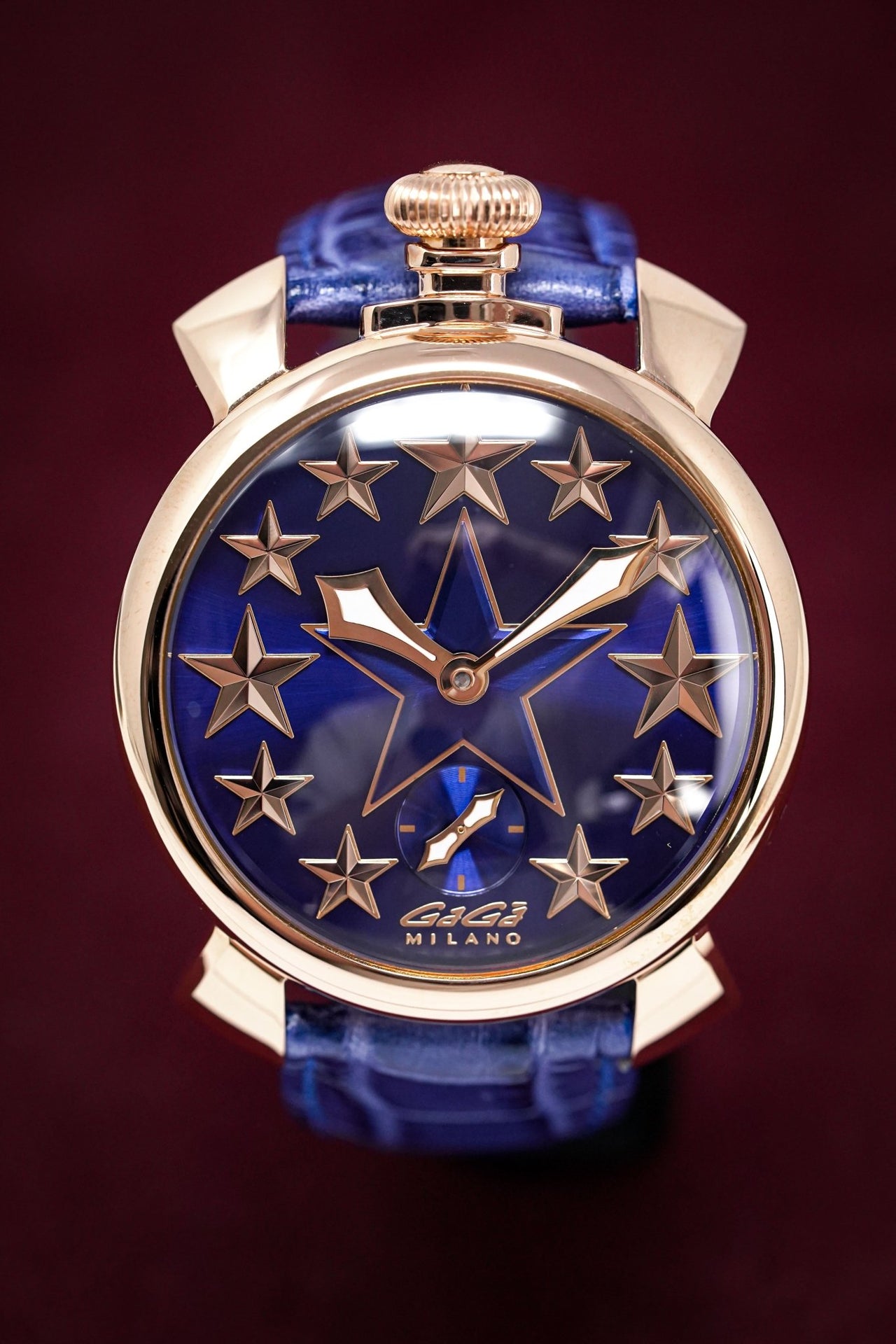 GaGà Milano Manuale 48MM Men's Watch Stars Blue - Watches & Crystals