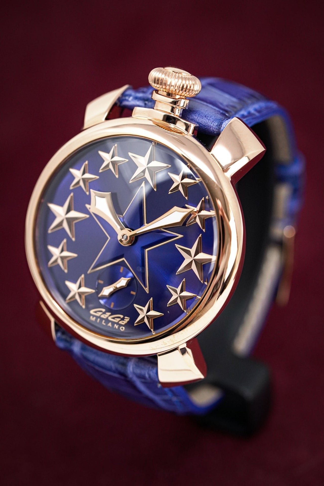 GaGà Milano Manuale 48MM Men's Watch Stars Blue - Watches & Crystals