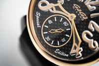 Thumbnail for GaGà Milano Men's Manuale 48MM Watch Special Edition Black PVD - Watches & Crystals