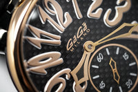Thumbnail for GaGà Milano Men's Manuale 48MM Watch Special Edition Black PVD - Watches & Crystals