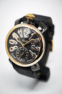 Thumbnail for GaGà Milano Men's Manuale 48MM Watch Special Edition Black PVD - Watches & Crystals