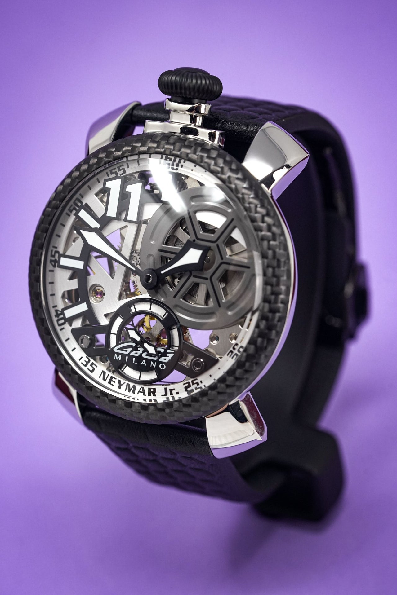 Gaga Milano Neymar Jr. Skeleton Steel Limited Edition - Watches & Crystals