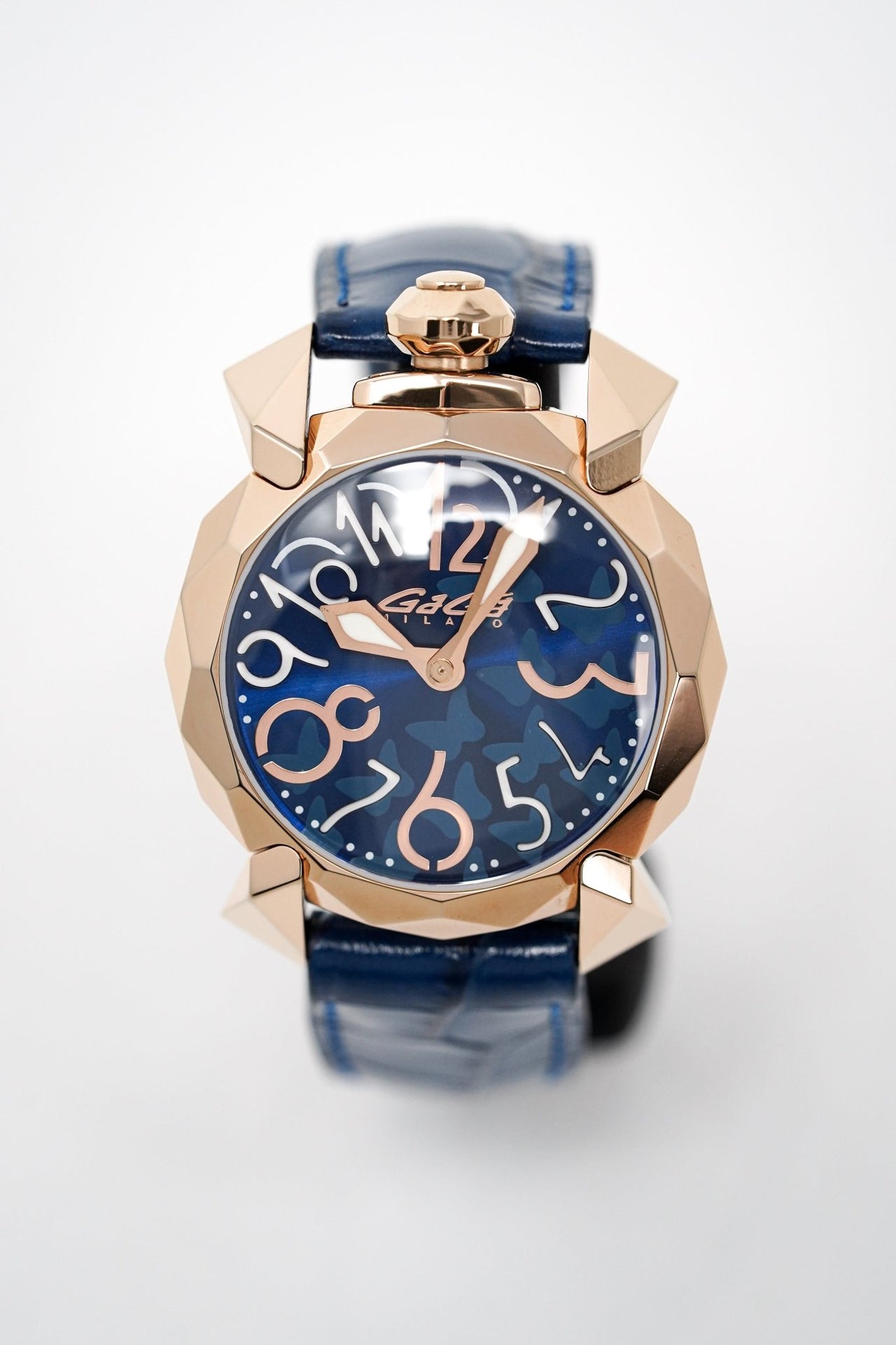 GaGà Milano Reflection Blue Rose Gold - Watches & Crystals