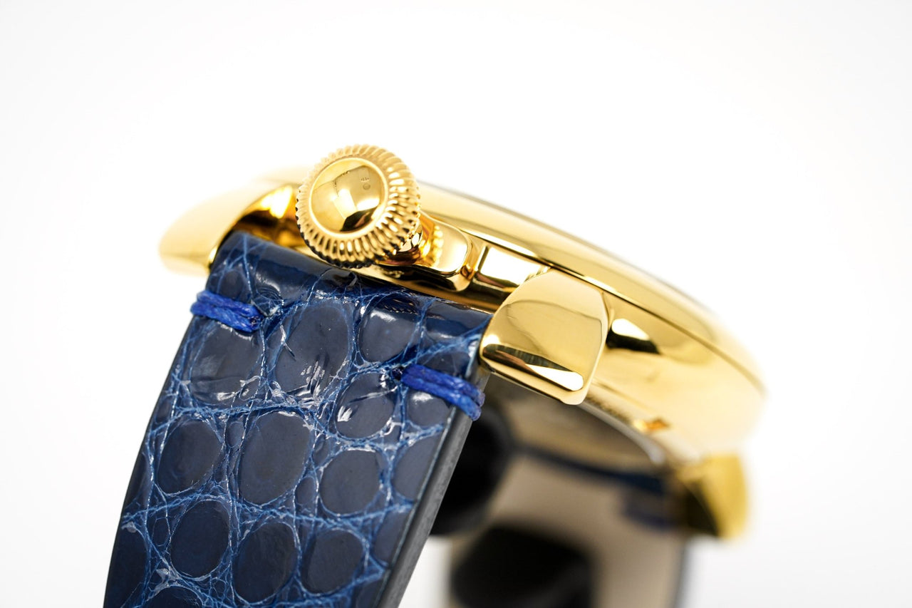 GaGà Milano Skeleton 48MM Gold Blue - Watches & Crystals