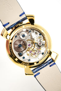Thumbnail for GaGà Milano Skeleton 48MM Gold Blue - Watches & Crystals