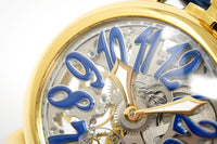 Thumbnail for GaGà Milano Skeleton 48MM Gold Blue - Watches & Crystals