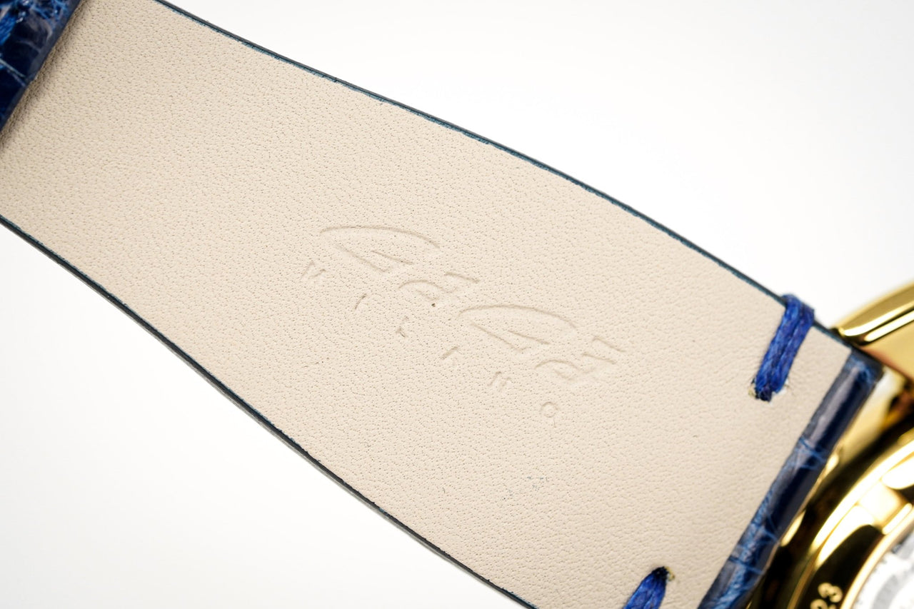 GaGà Milano Skeleton 48MM Gold Blue - Watches & Crystals