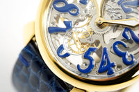 Thumbnail for GaGà Milano Skeleton 48MM Gold Blue - Watches & Crystals