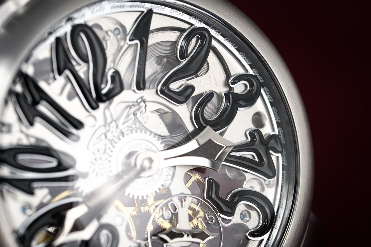 GaGà Milano Skeleton 48MM Grey - Watches & Crystals