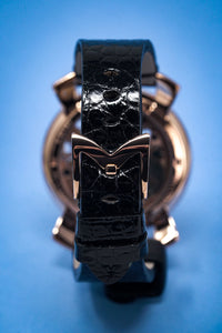 Thumbnail for GaGà Milano Skeleton 48MM Rose Gold Black - Watches & Crystals