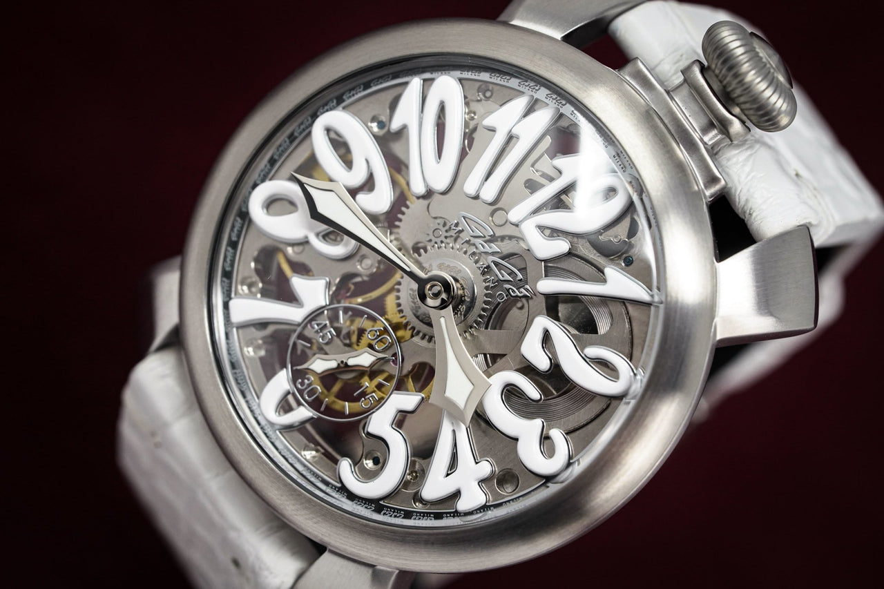 GaGà Milano Skeleton 48MM Satin - Watches & Crystals