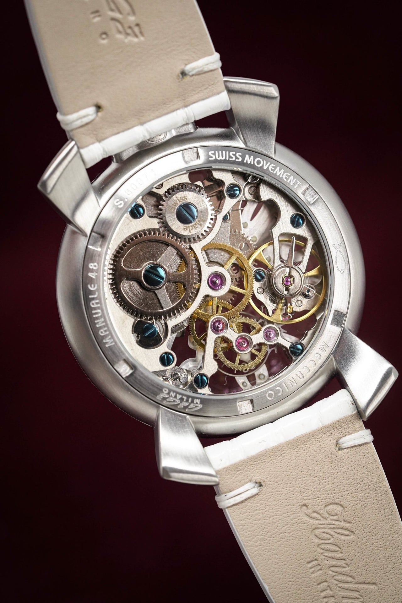 GaGà Milano Skeleton 48MM Satin - Watches & Crystals