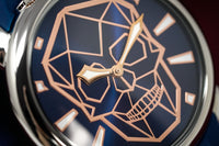 Thumbnail for Gaga Milano Slim 46 Bionic Skull Blue - Watches & Crystals