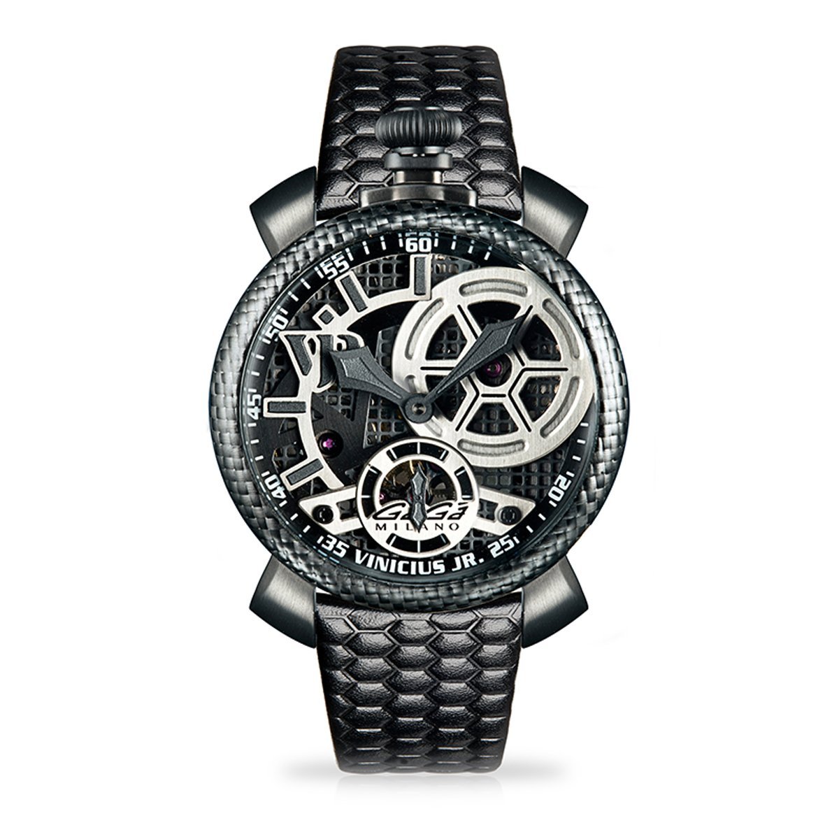 Gaga Milano Vinicious Jr. Skeleton Steel Limited Edition - Watches & Crystals