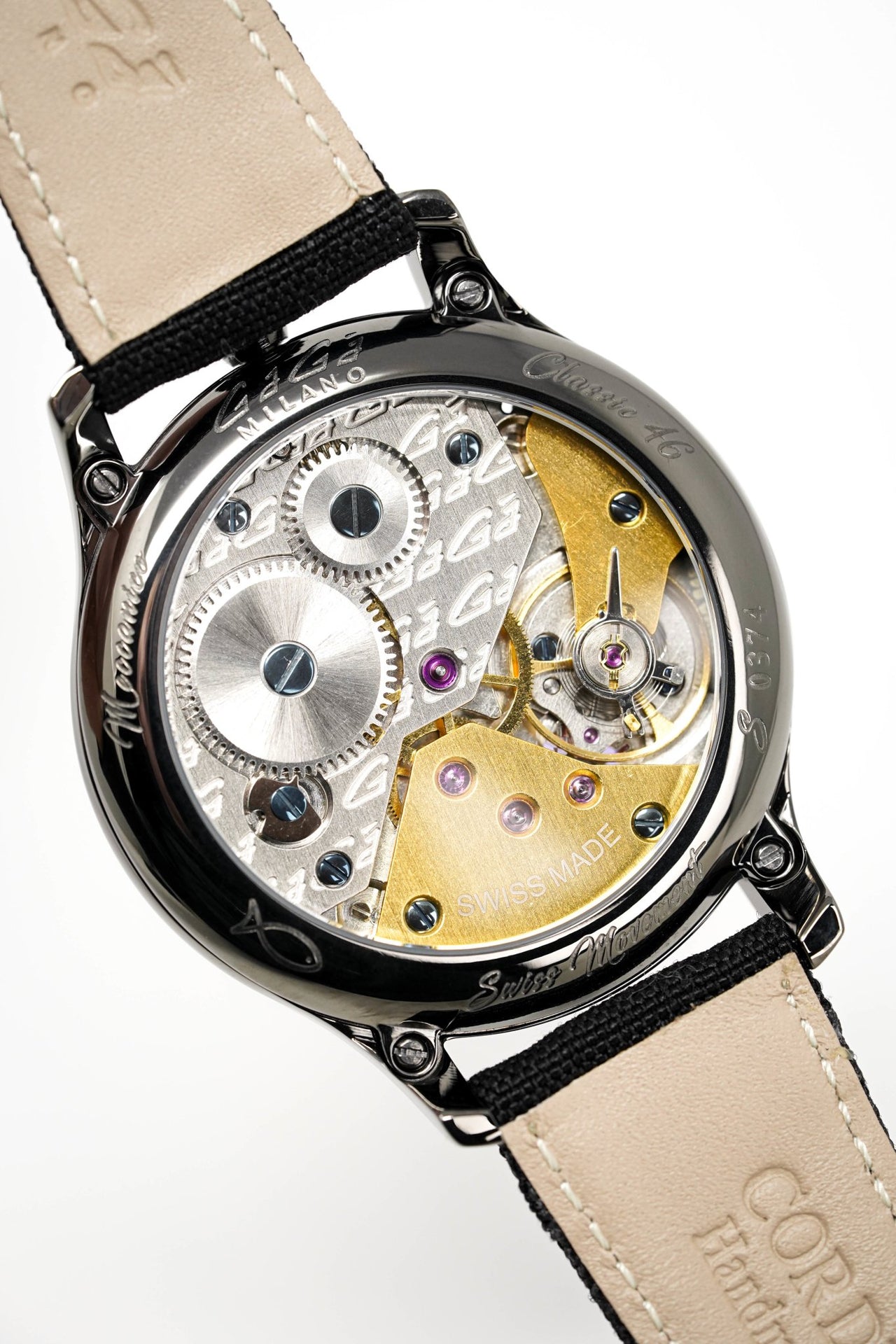 GaGà Milano Watch Classic Steel Gun PVD 8043.01 - Watches & Crystals