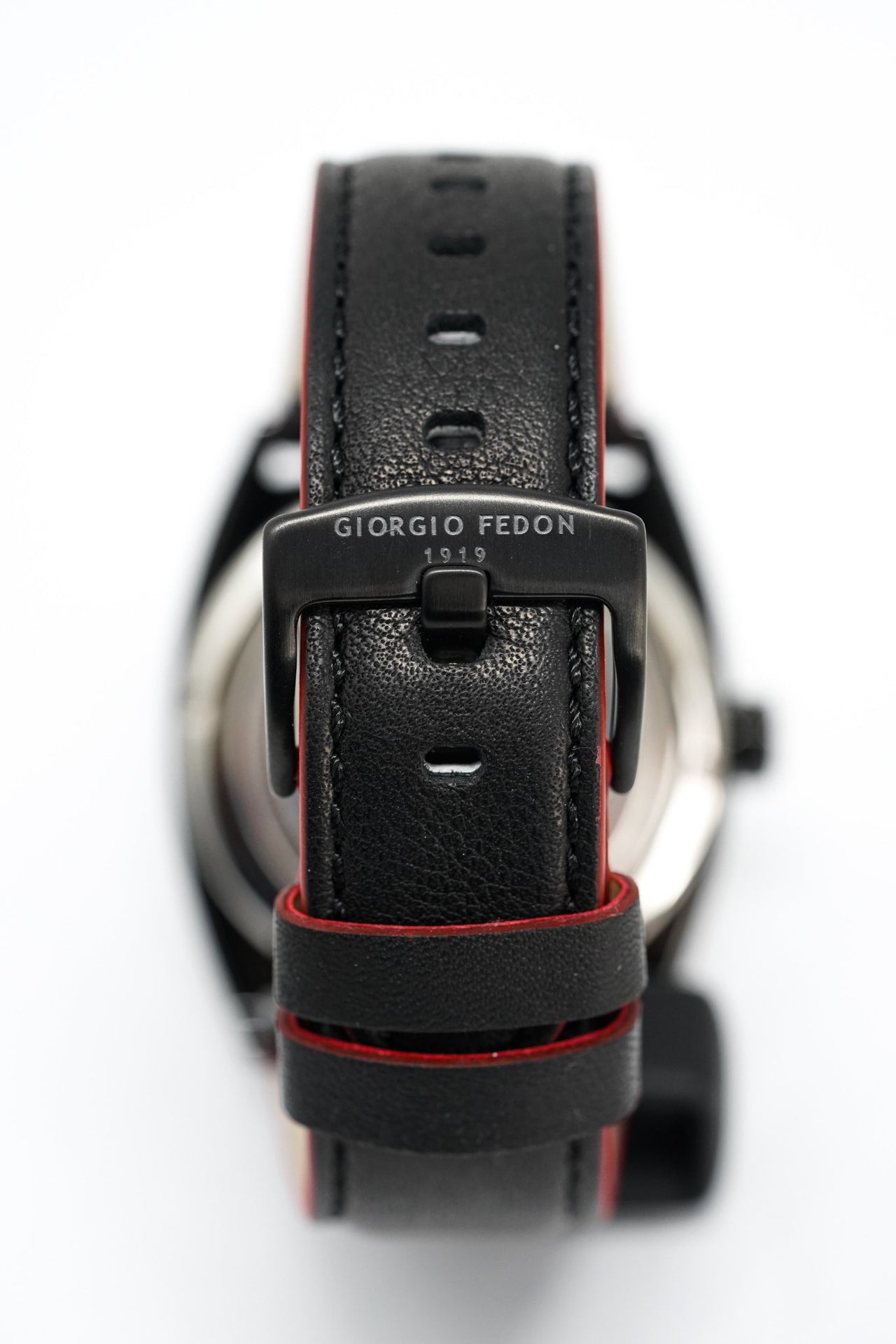 Giorgio Fedon Legend Red Black PVD - Watches & Crystals