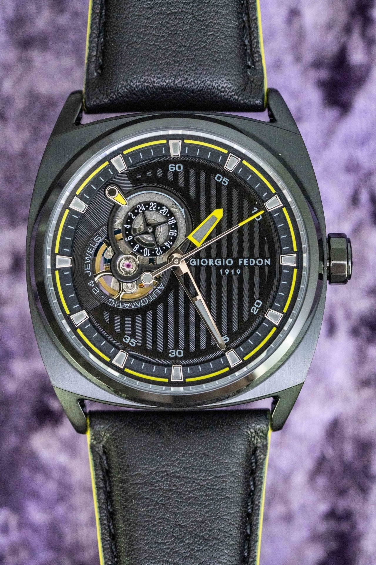 Giorgio Fedon Legend Yellow Black PVD - Watches & Crystals