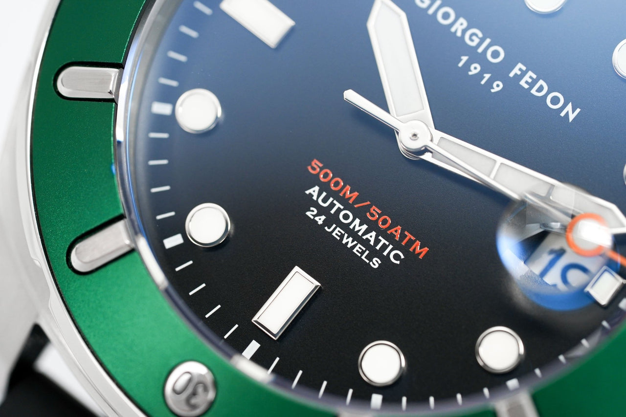 Giorgio Fedon Men's Watch Aquamarine III Green GFCU003 - Watches & Crystals
