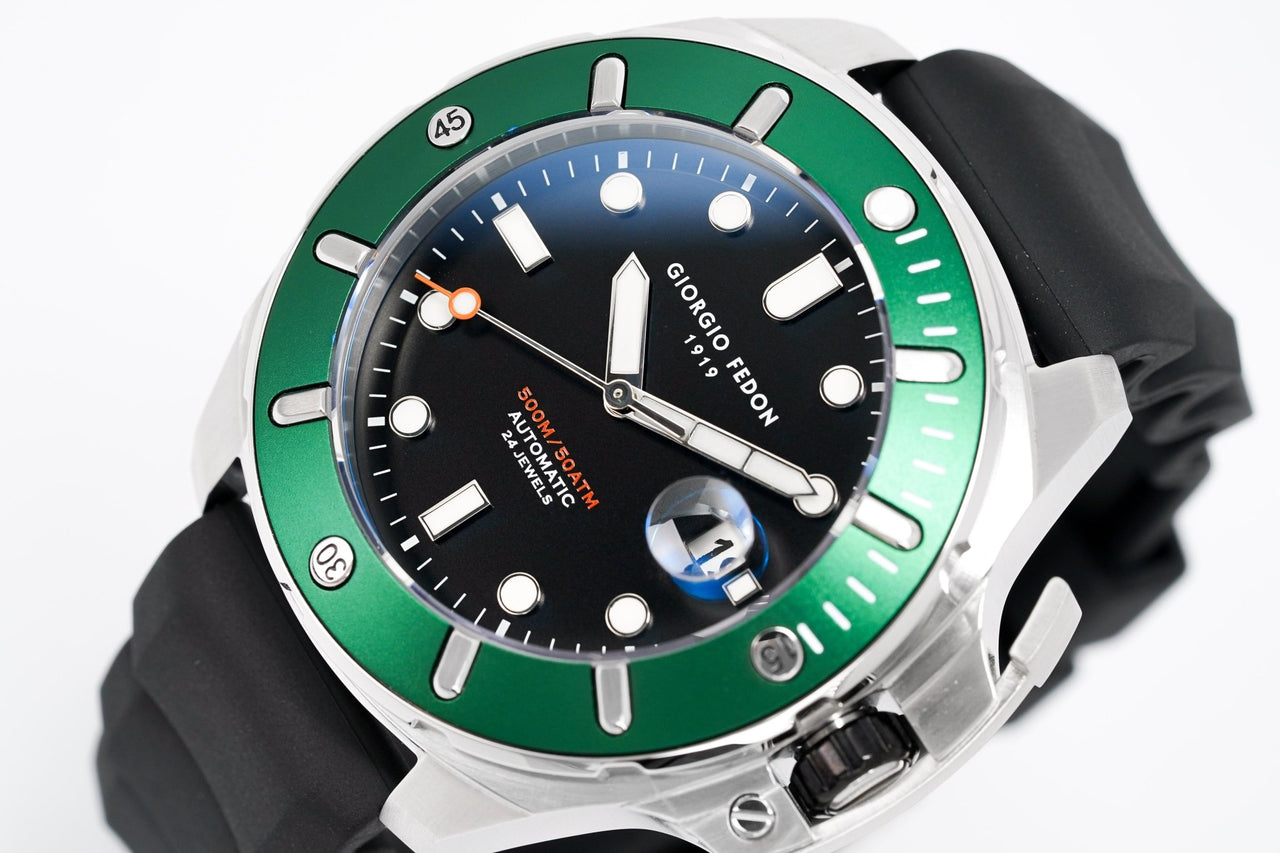 Giorgio Fedon Men's Watch Aquamarine III Green GFCU003 - Watches & Crystals