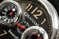 Thumbnail for Graham Swordfish 46MM Stainless Steel Black Dial - Watches & Crystals