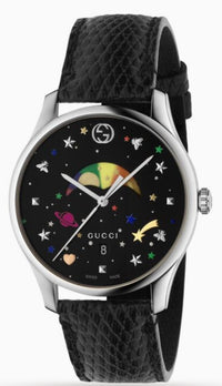 Thumbnail for Gucci Watch G-Timeless Moon-Phase 36mm Black YA1264045 - Watches & Crystals
