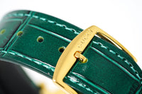 Thumbnail for Gucci Watch Grip 38mm Yellow Gold Green Alligator YGA15038 - Watches & Crystals