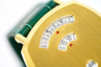 Thumbnail for Gucci Watch Grip 38mm Yellow Gold Green Alligator YGA15038 - Watches & Crystals